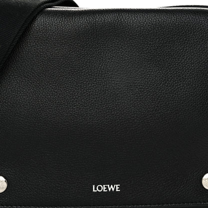 Loewe Supple Grained Calfskin Medium Messenger Bag Black 8 of 10