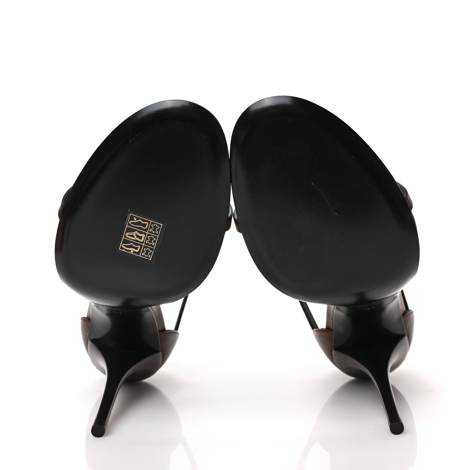 Saint Laurent Calfskin Cassandra 100 Sandals 41 Moro 5 of 7