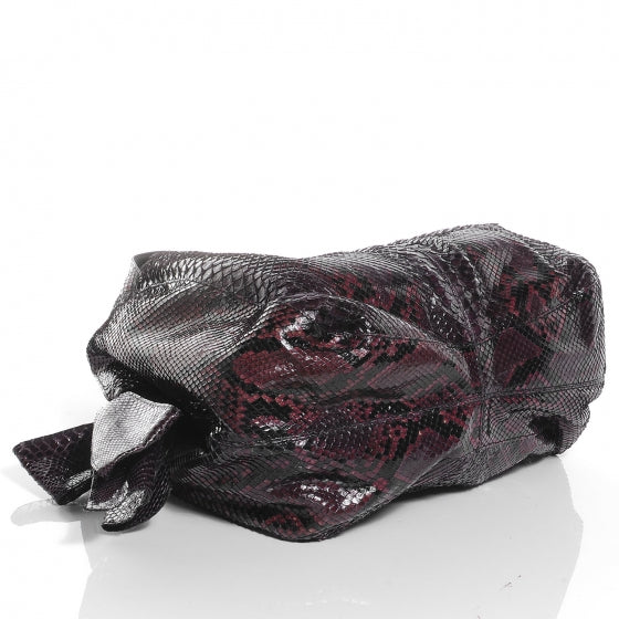 Valentino Garavani Python Large Nuage Hobo Purple 4 of 7