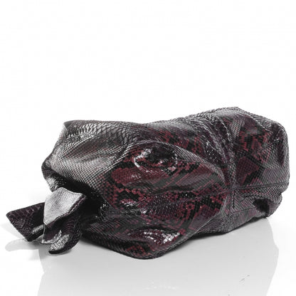 Valentino Garavani Python Large Nuage Hobo Purple 4 of 7