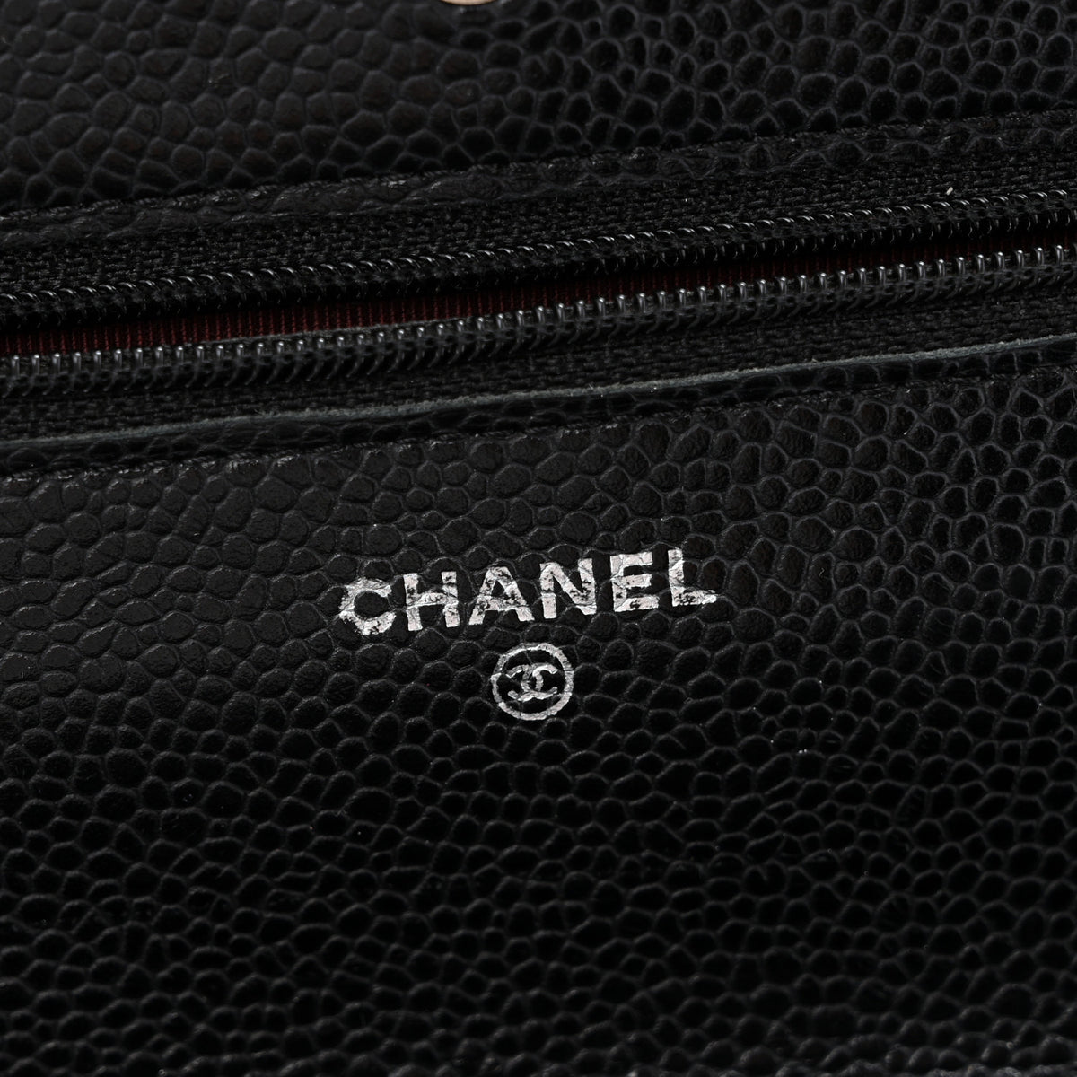 Chanel Caviar Quilted Wallet On Chain WOC Black 6 of 14