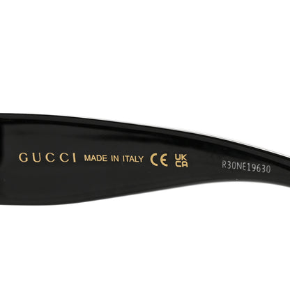Gucci Acetate Cat Eye GG Marmont Logo Sunglasses GG1827S Black 6 of 9