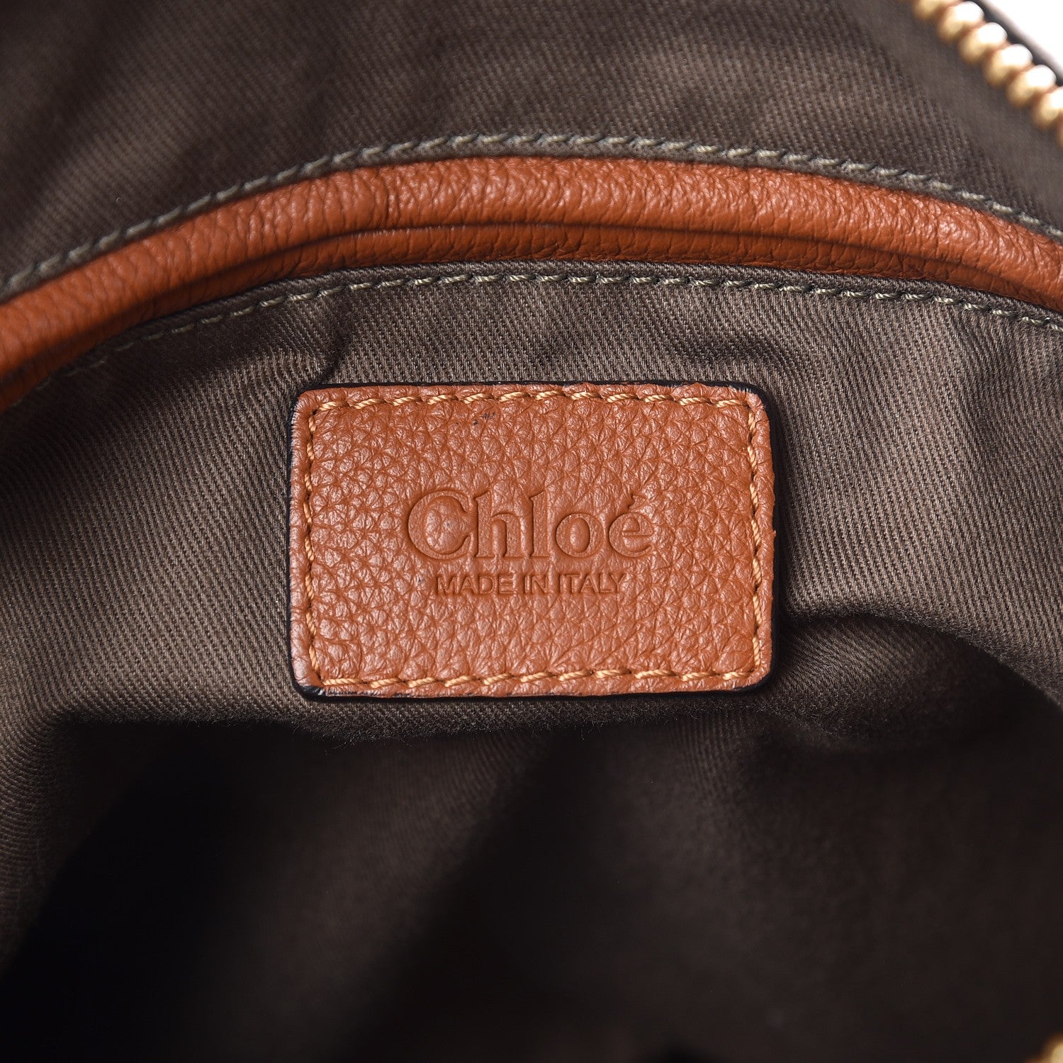 Chloe Calfskin Medium Marcie Satchel Tan 10 of 11