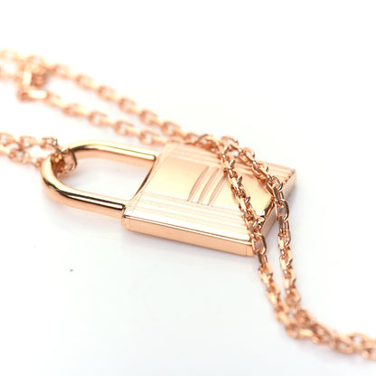 Hermes Swift Small O'Kelly Pendant Necklace Gold 6 of 7