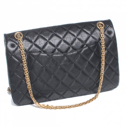 Chanel Aged Calfskin Quilted 2.55 Reissue 226 Flap Black 3 of 8