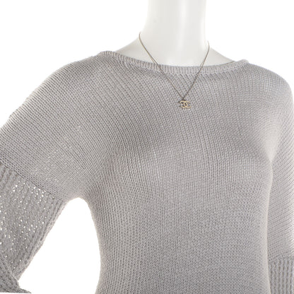 Chanel Enamel CC Necklace White 2 of 6