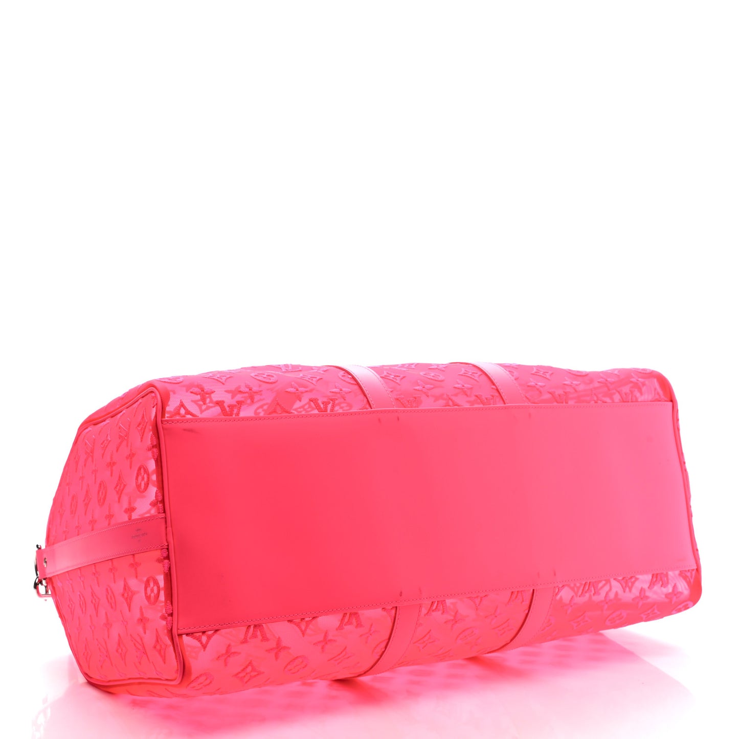 Monogram Fluo See Through Keepall Bandouliere 50 Rose