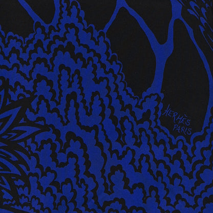 Hermes Silk The Three Graces Scarf 90 Indigo Fonce Black 2 of 3