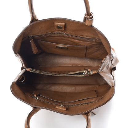 Prada Saffiano Cuir Open Promenade Tote Caramel 5 of 8
