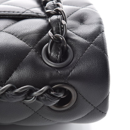 Chanel Lambskin Quilted Jumbo Double Flap So Black 14 of 25