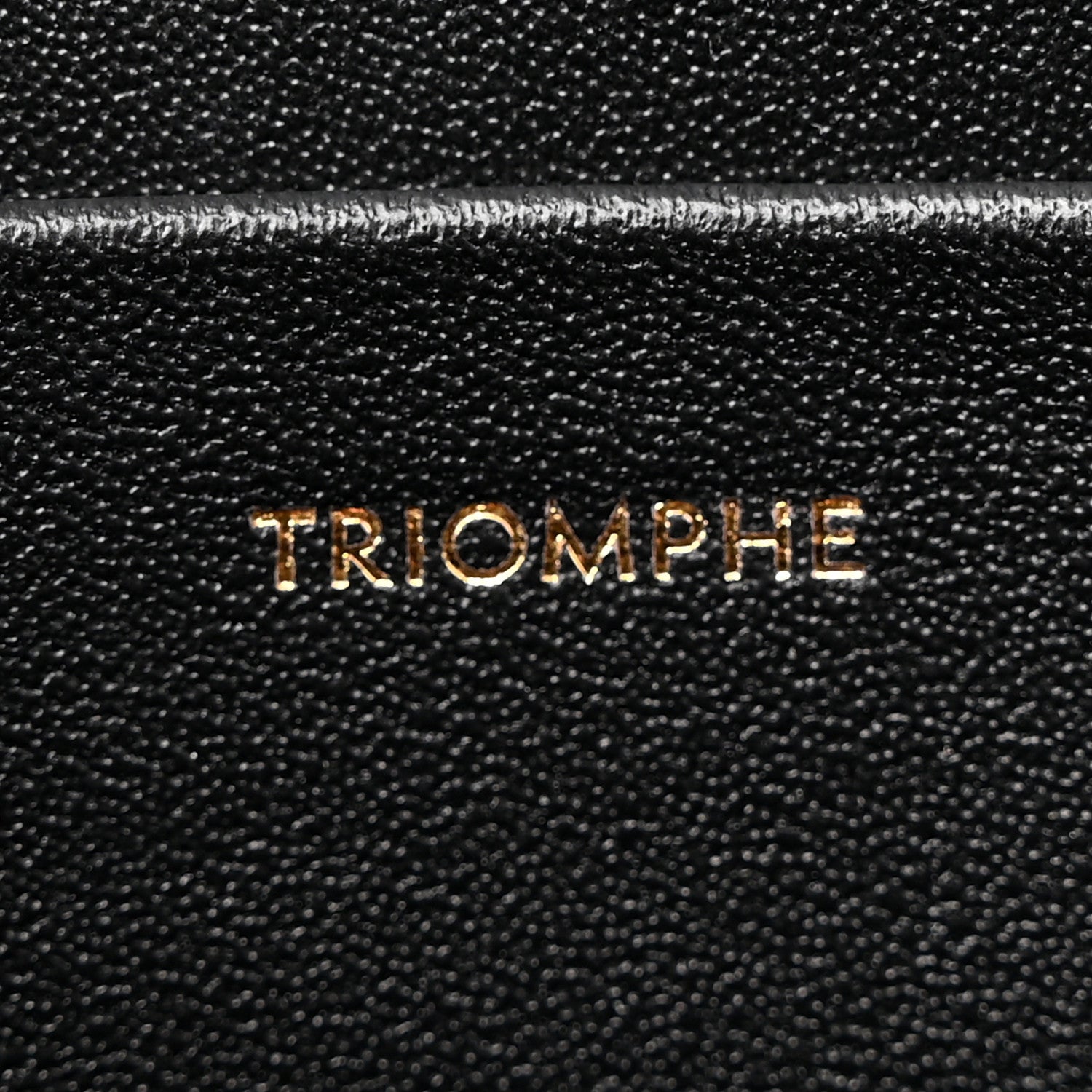Celine Shiny Calfskin Medium Triomphe Black 7 of 12