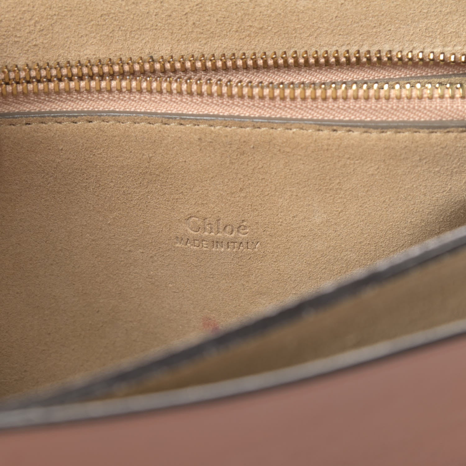 Chloe Suede Calfskin Medium Faye Shoulder Bag Tobacco 6 of 20
