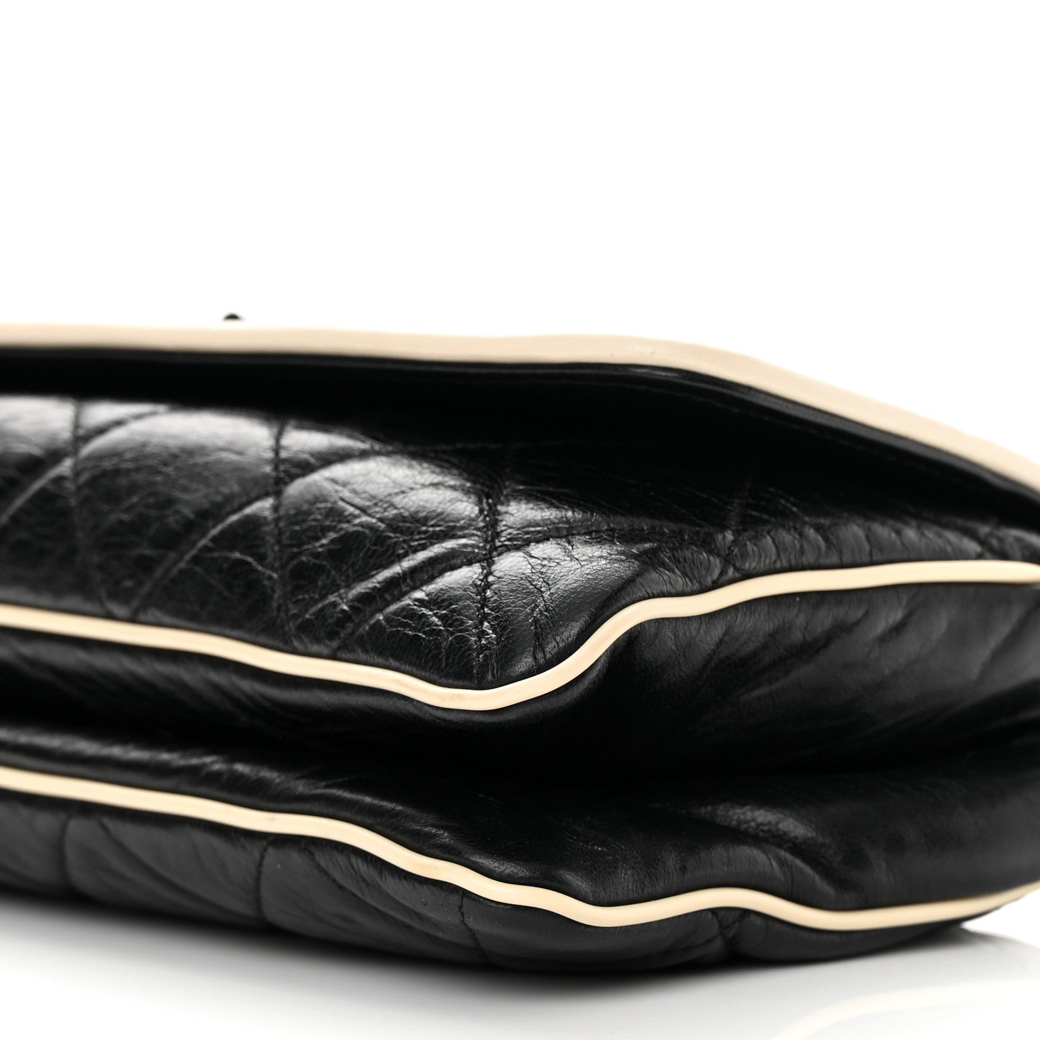 Chanel Lambskin East West Mademoiselle Flap Black 9 of 13