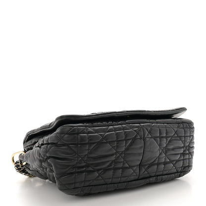 Christian Dior Lambskin Cannage Medium Delidior Flap Bag Black 4 of 13
