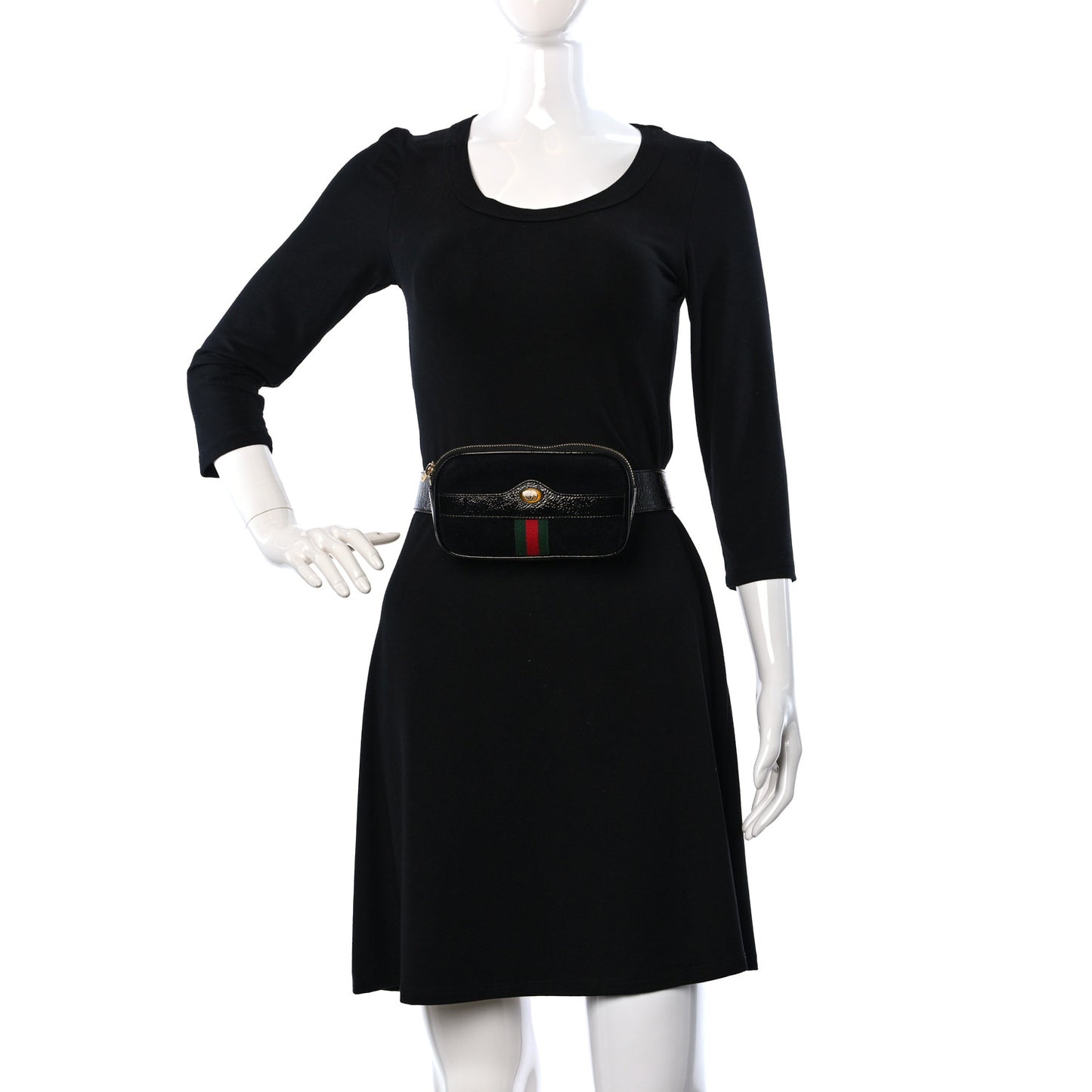 Suede Patent Ophidia Belted iPhone Case 75 30 Black