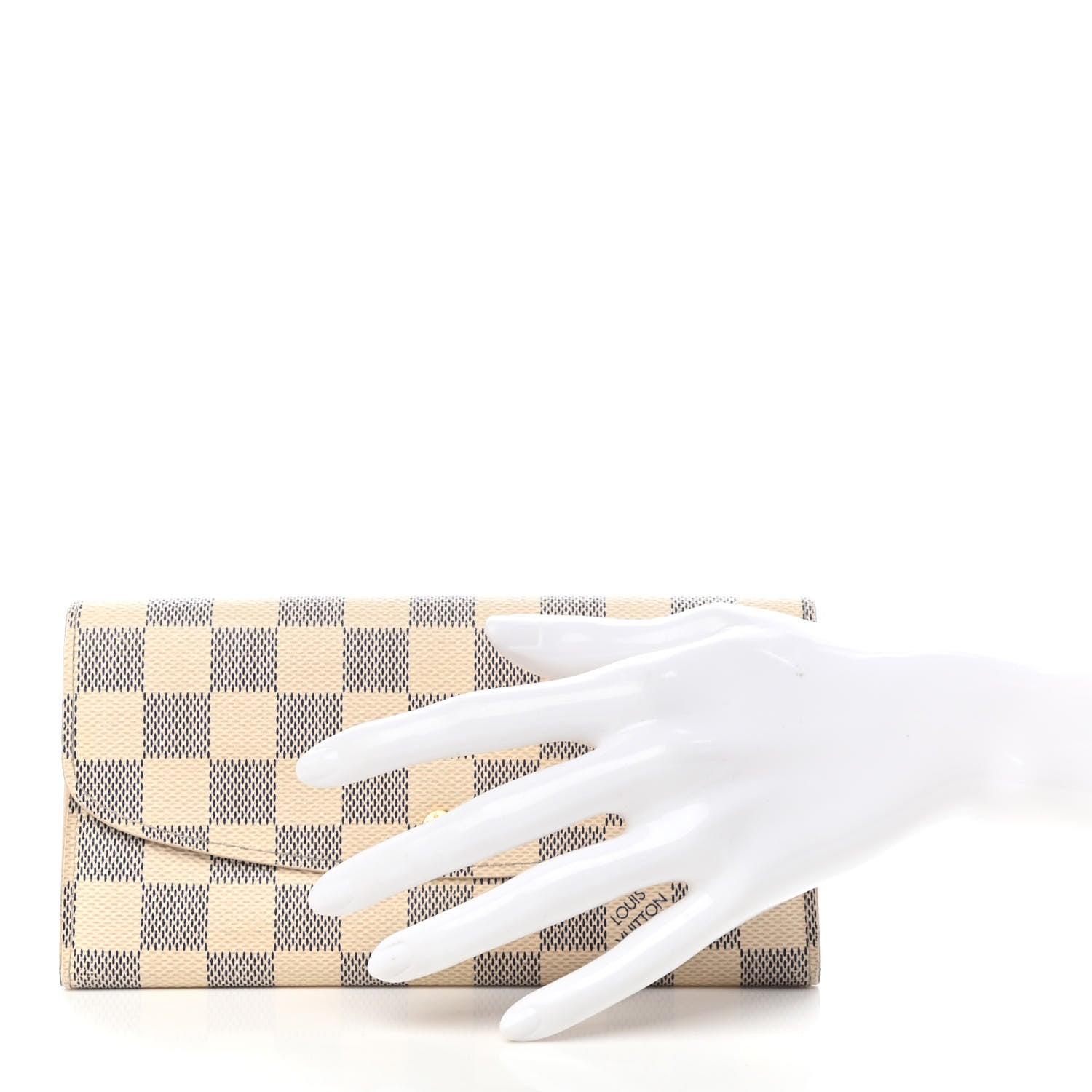 Louis Vuitton Damier Azur Emilie Wallet 2 of 6