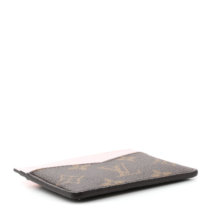 Louis Vuitton Monogram Triple Card Holder Rose Confetti 4 of 7