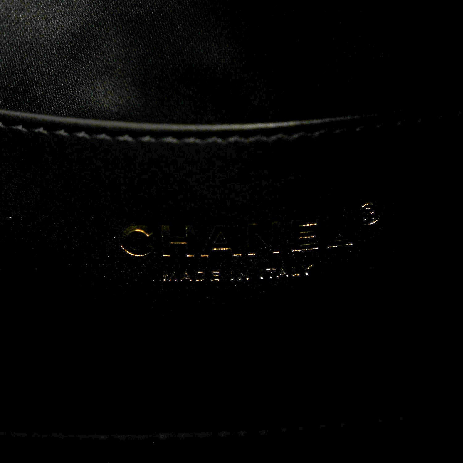 Chanel Washed Denim Quilted Medium Chanel 25 Handbag Black 7 of 12
