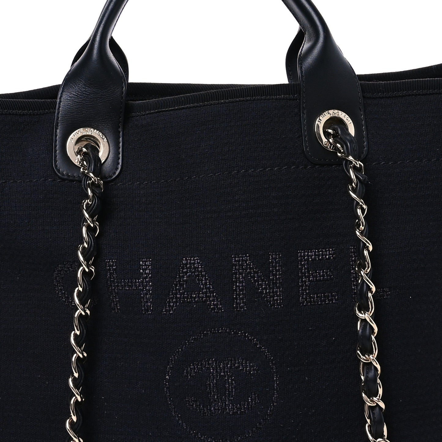 Mixed Fibers Medium Deauville Tote Black