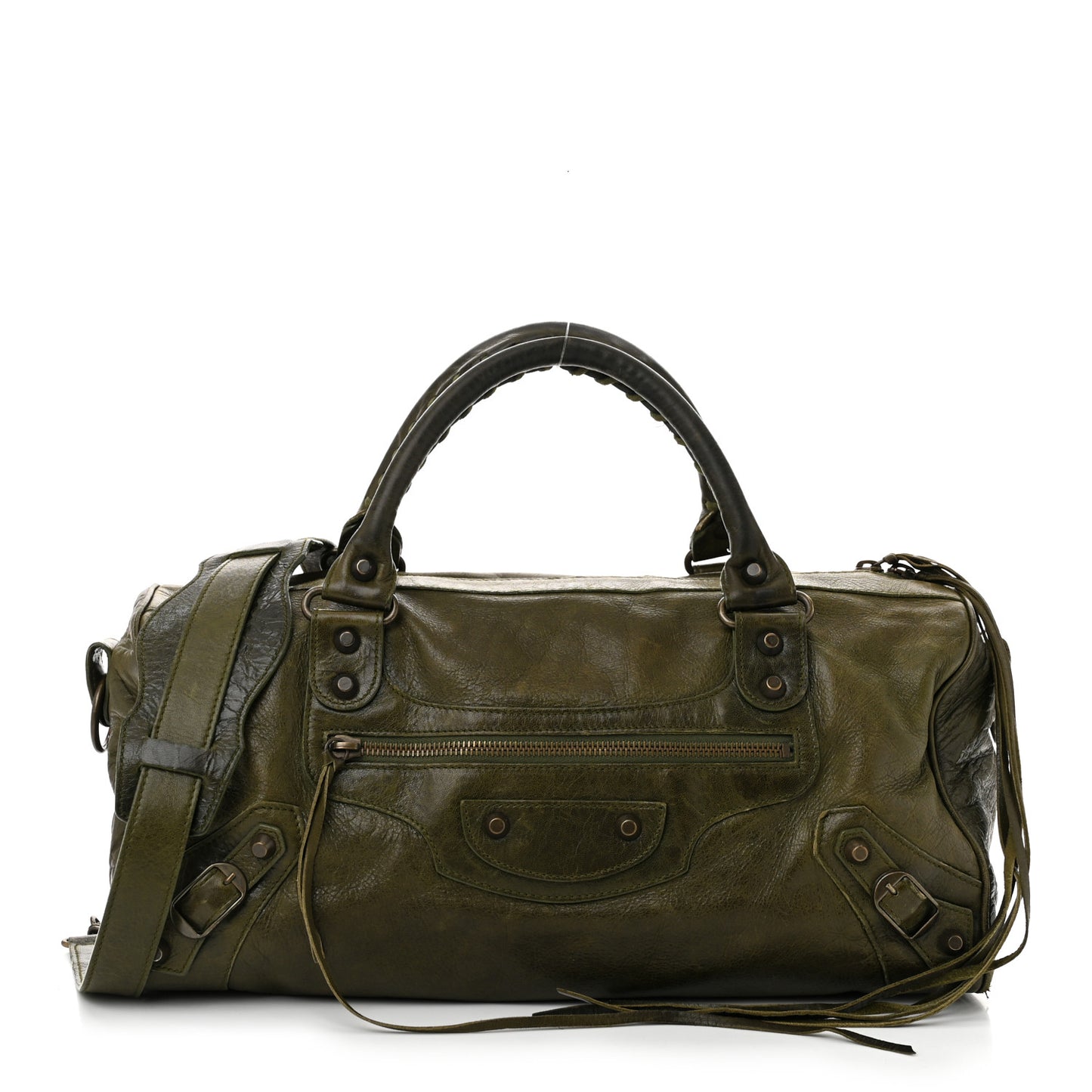 Agneau Classic Hardware Twiggy Vert Veronese