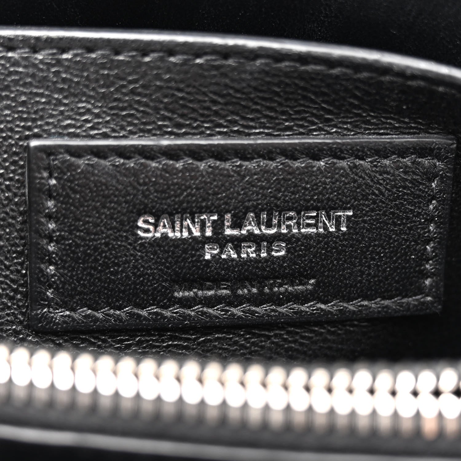 Saint Laurent Calfskin Y Quilted Monogram Small Loulou Chain Satchel Black 6 of 11