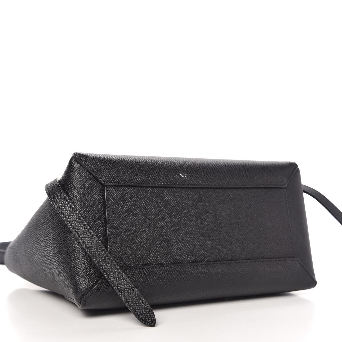 Grained Calfskin Micro Belt Bag Black