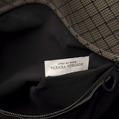 Bottega Veneta Rubberized Canvas Marcopolo Tote Shadow 6 of 15