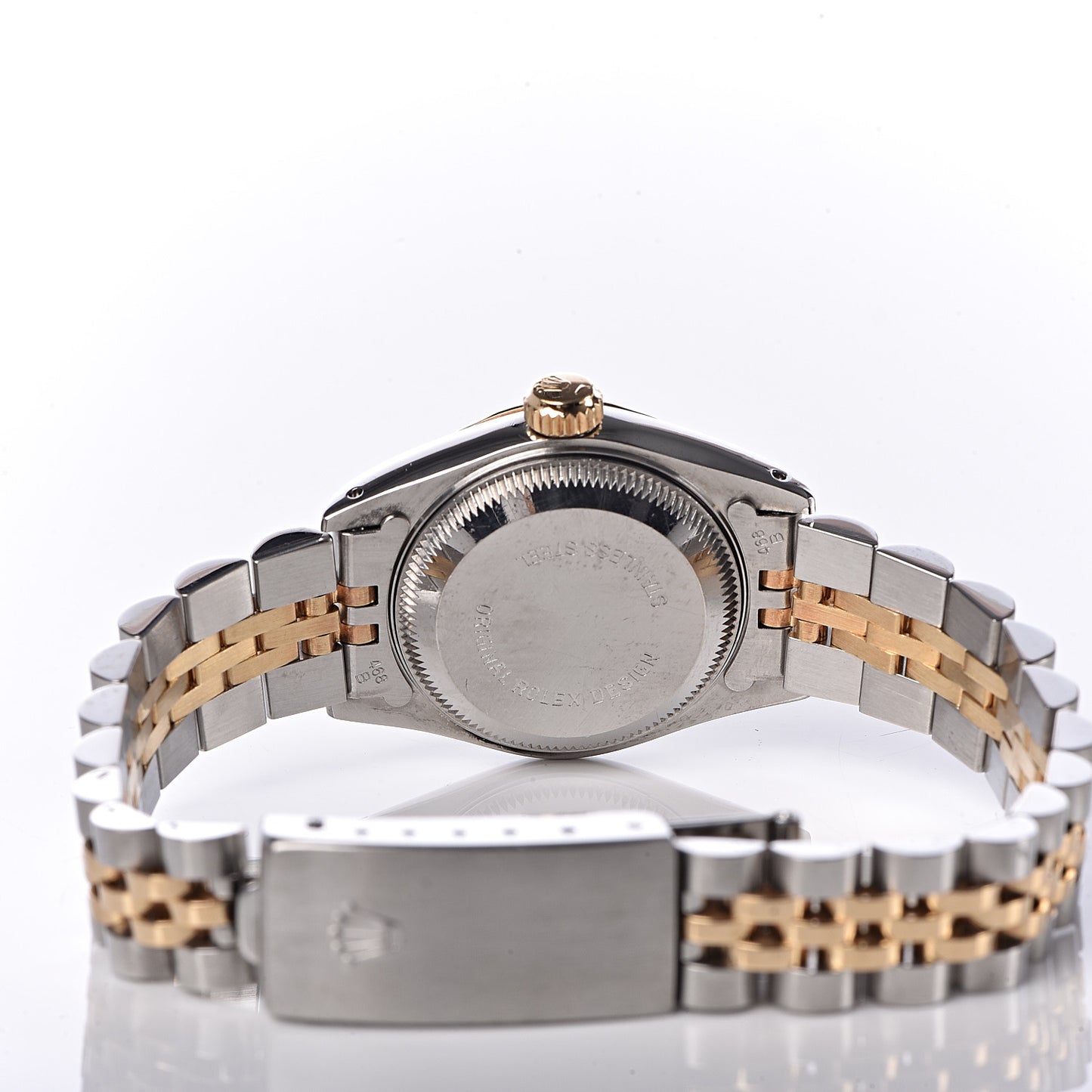 Stainless Steel 18K Yellow Gold 26mm Oyster Perpetual Datejust Watch Champagne 69173