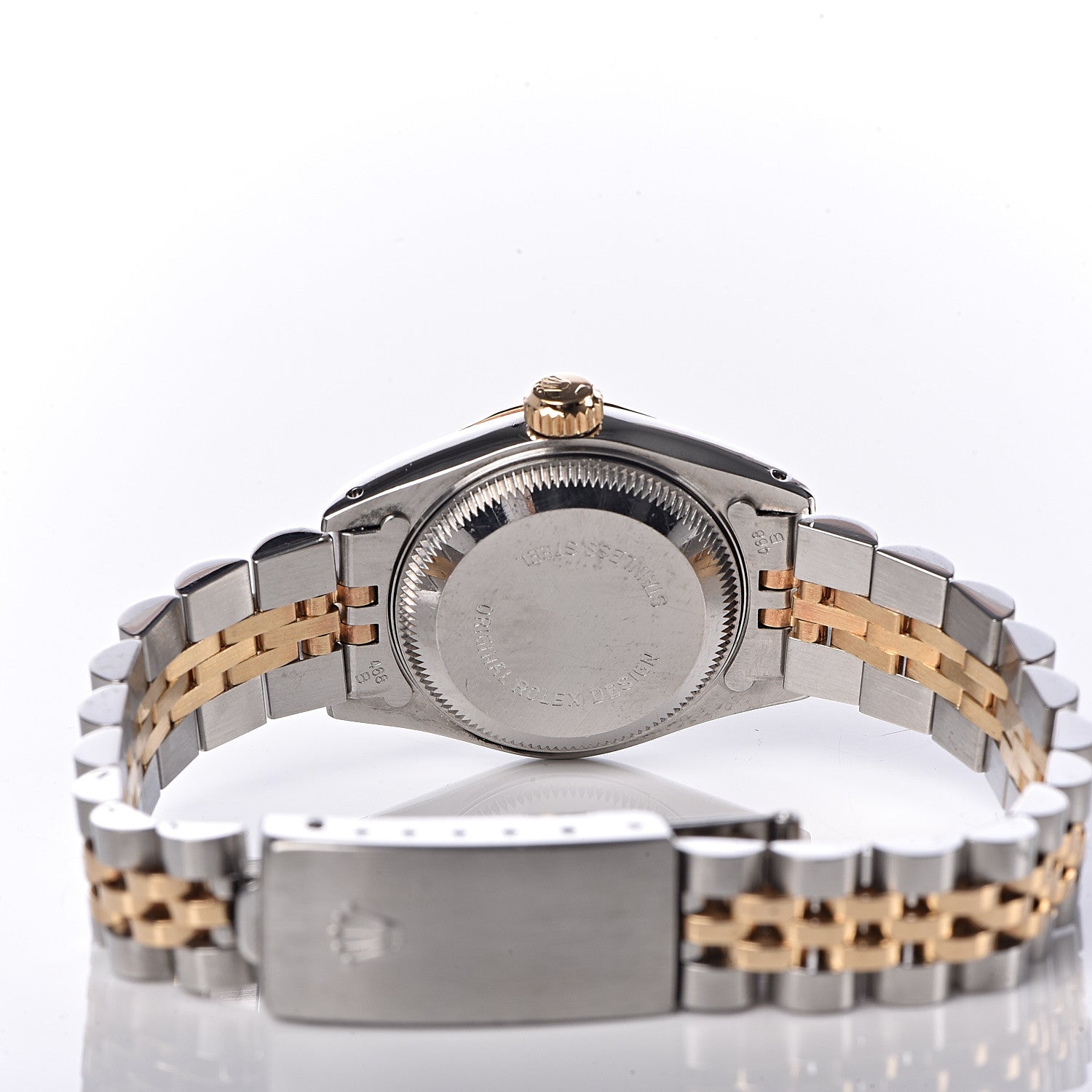 Rolex Stainless Steel 18K Yellow Gold 26mm Oyster Perpetual Datejust Watch Champagne 69173 5 of 7