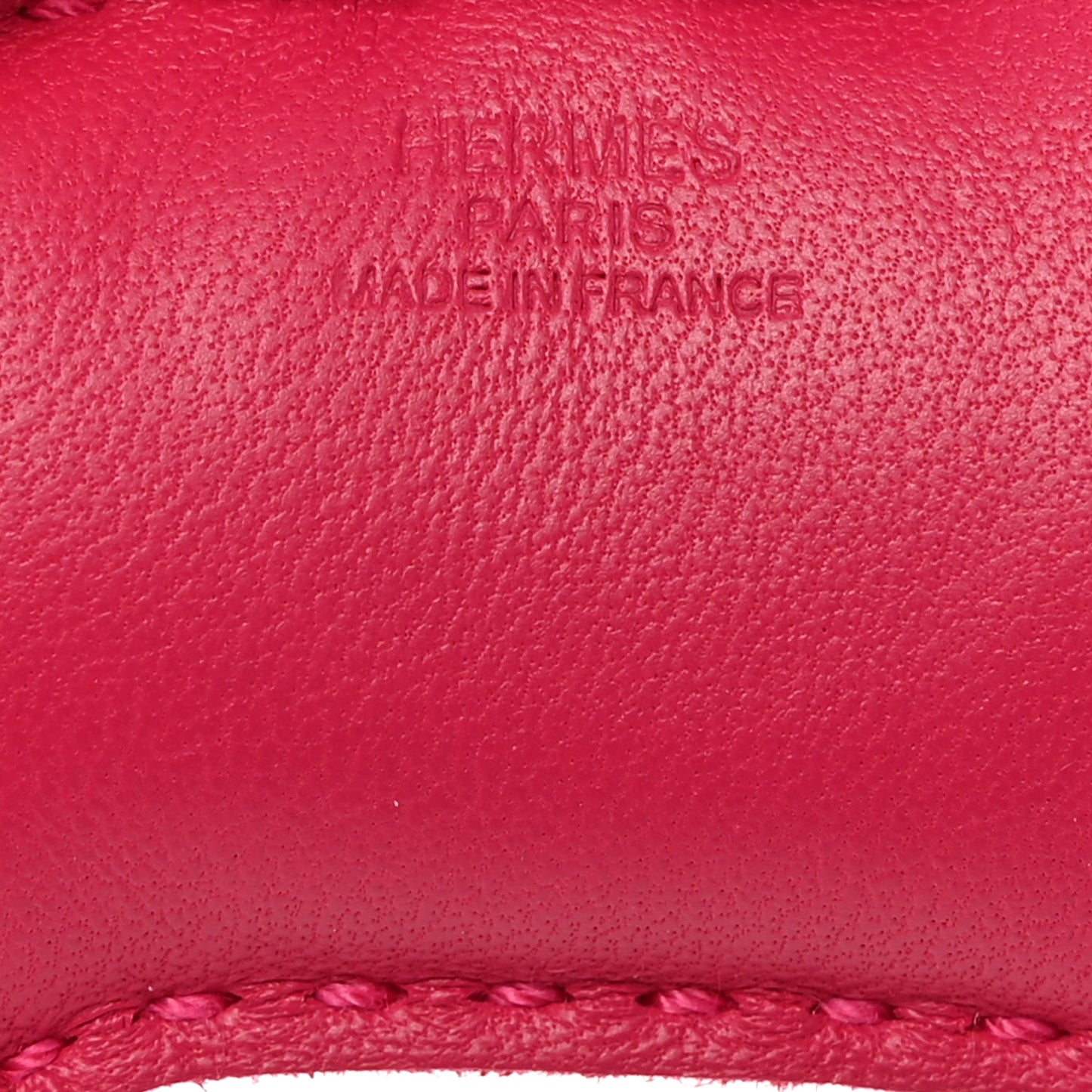 Milo Lambskin Grigri Rodeo Horse Bag Charm PM Rose Mexico