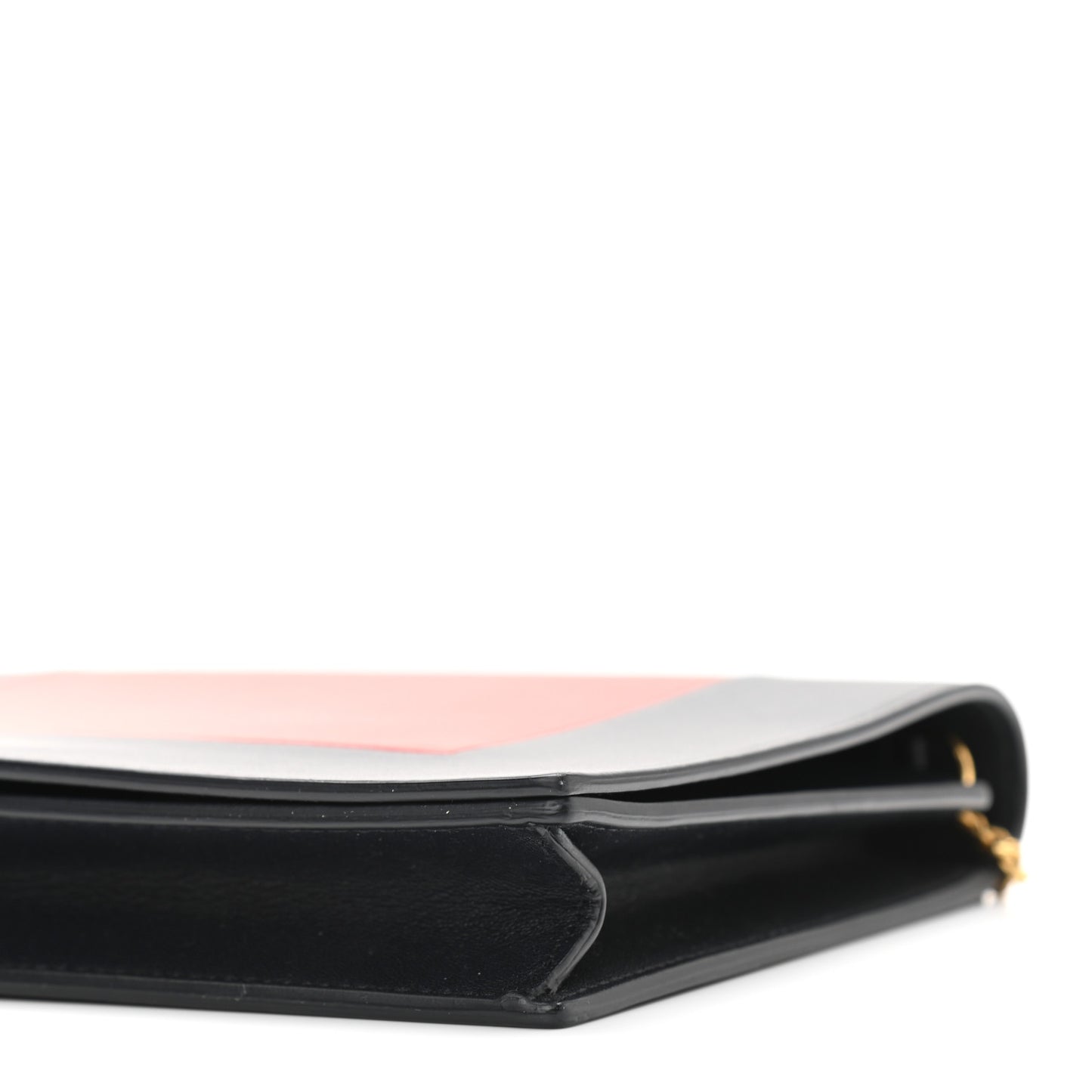 Smooth Lambskin Frame Evening Chain Clutch Dark Navy Claycourt
