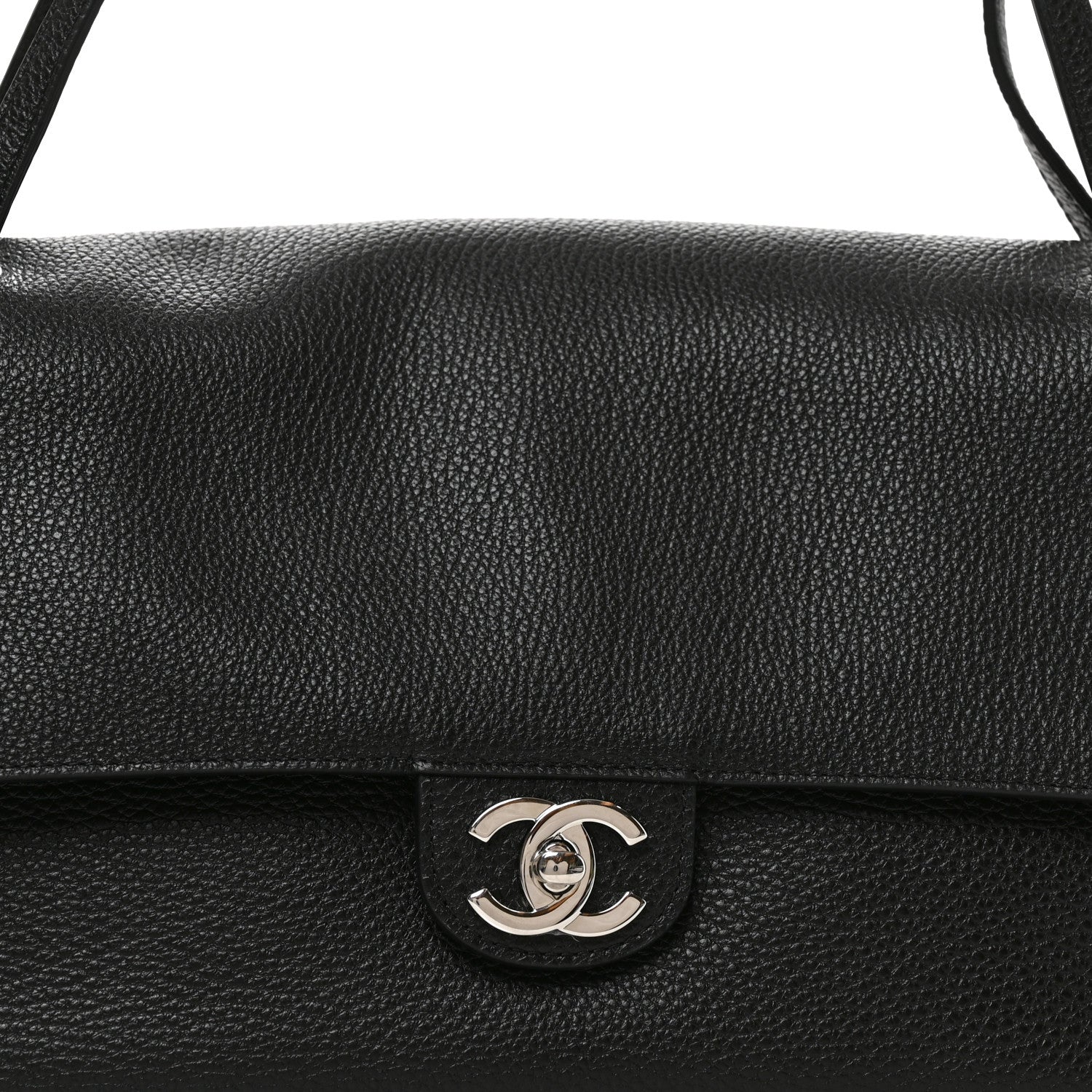 Chanel Grained Calfskin Small Souplissimo Maxi Flap Black 7 of 10