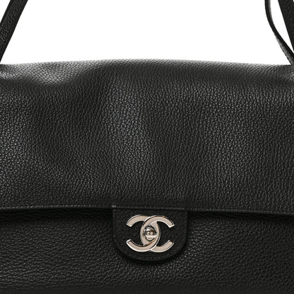 Chanel Grained Calfskin Small Souplissimo Maxi Flap Black 7 of 10