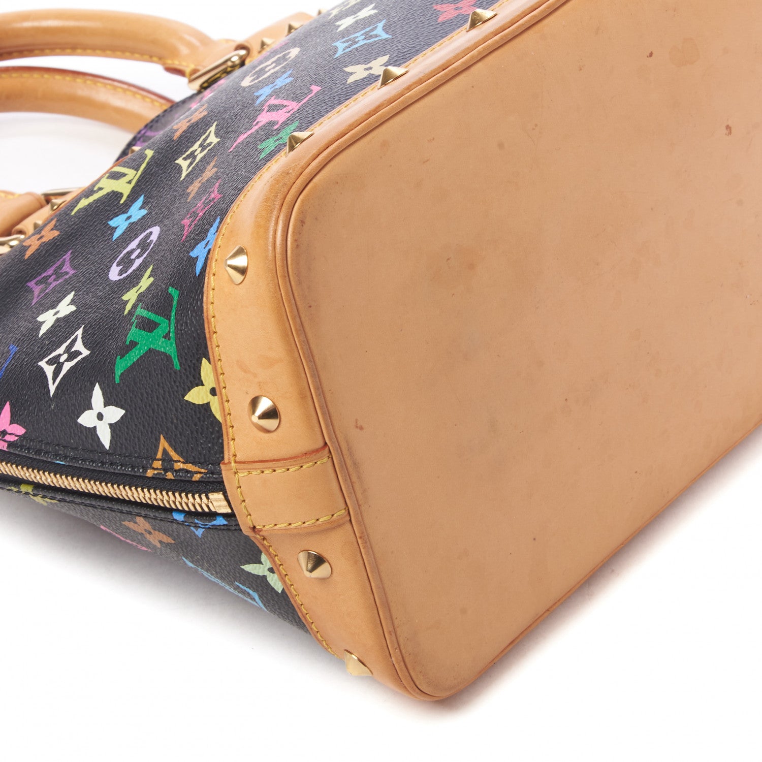 Louis Vuitton Monogram Multicolor Alma Black 7 of 8
