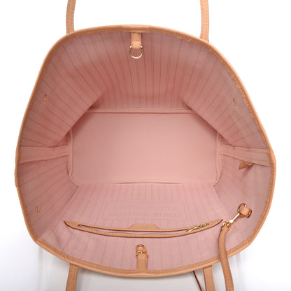 Louis Vuitton Damier Azur Neo Neverfull MM Rose Ballerine 6 of 13