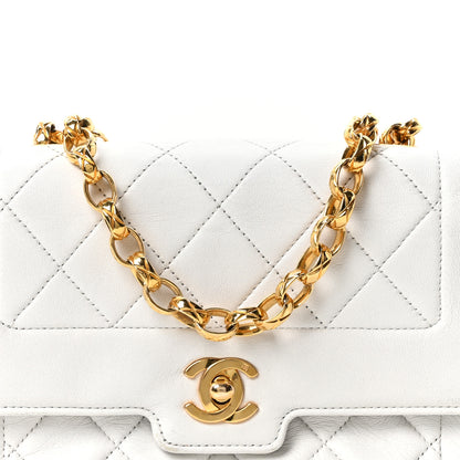 Chanel Lambskin Quilted Mini Flap Bag White 8 of 10