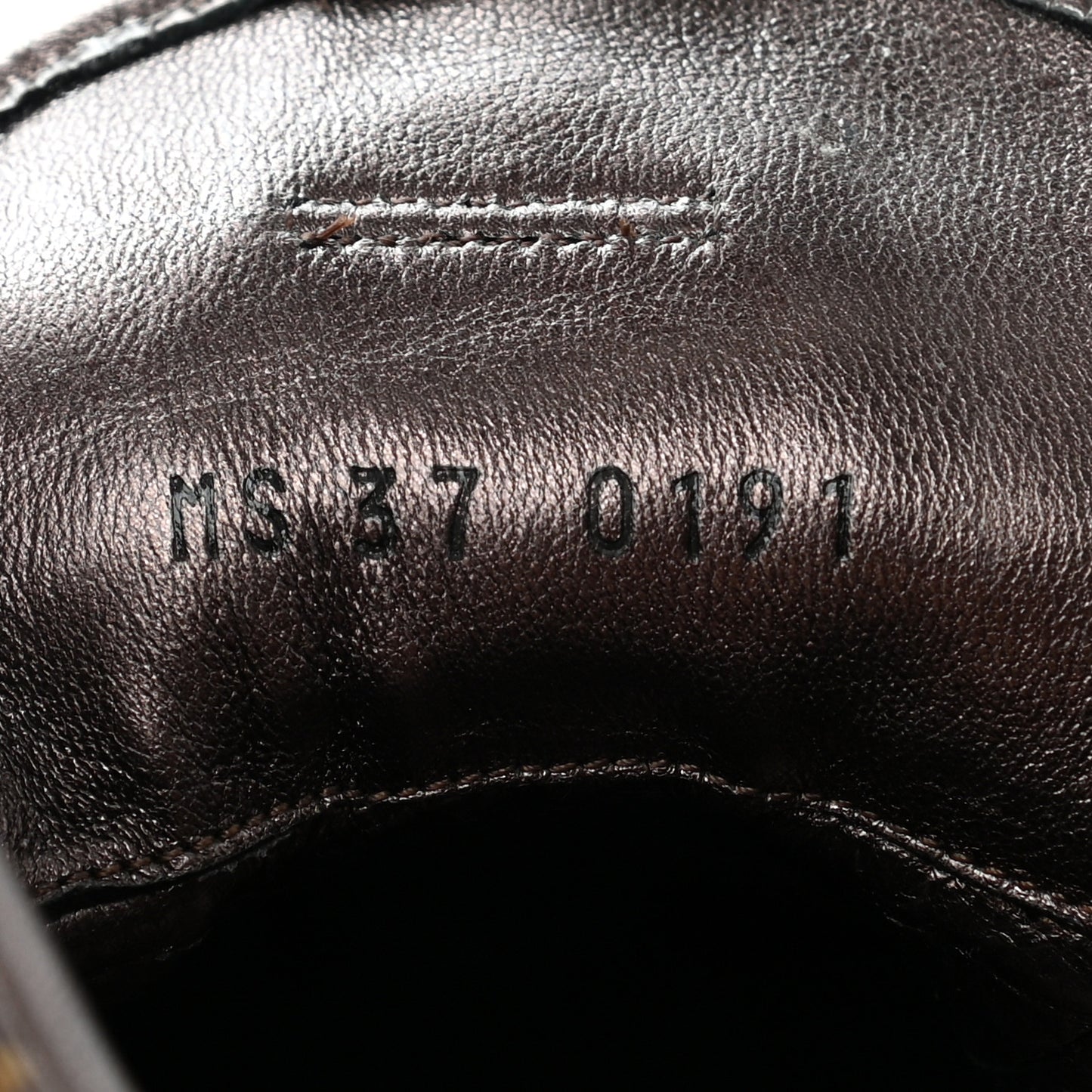 Calfskin Monogram Brea Sneaker 37 Brown