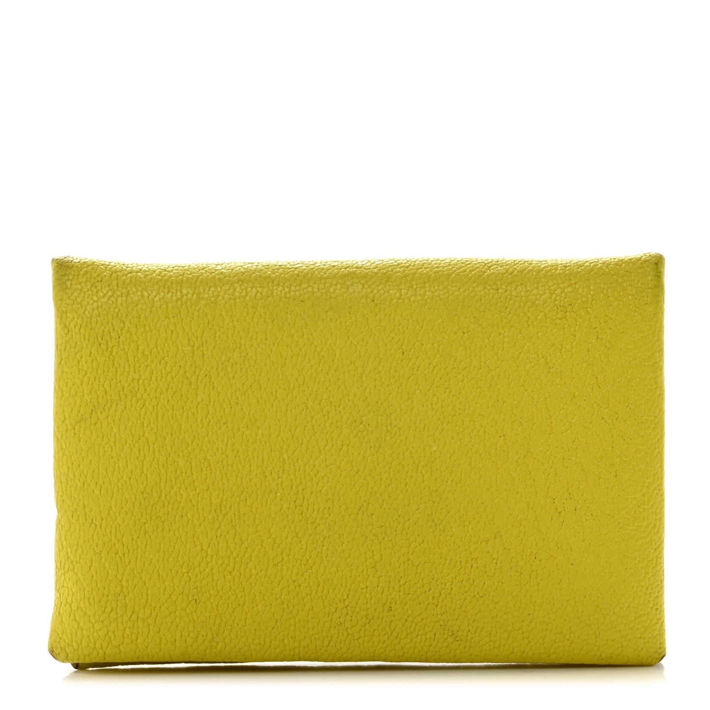 Chevre Mysore Calvi Card Case Lime