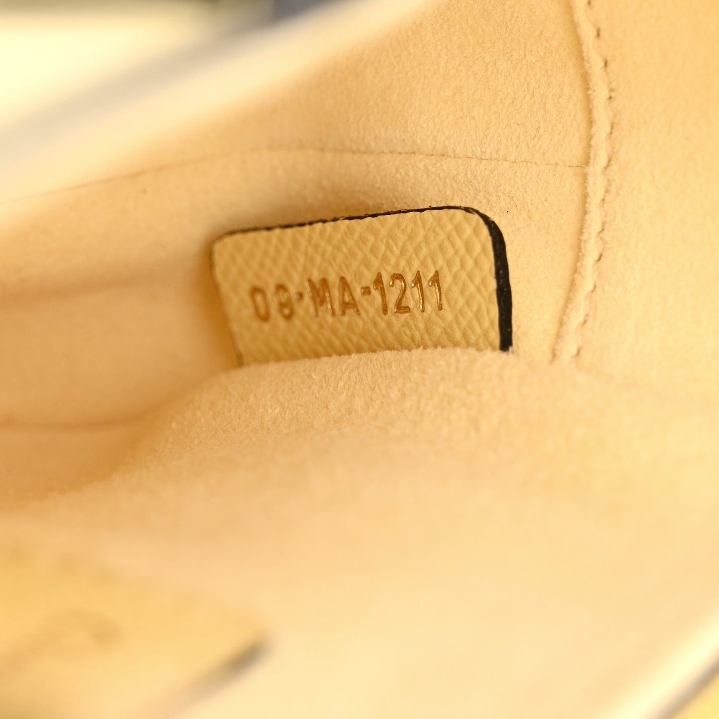 Grained Calfskin Mini Saddle Bag Yellow