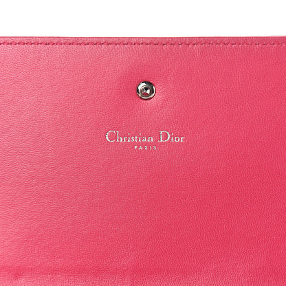 Christian Dior Lambskin Diorama Croisiere Chain Wallet Fuchsia 6 of 17