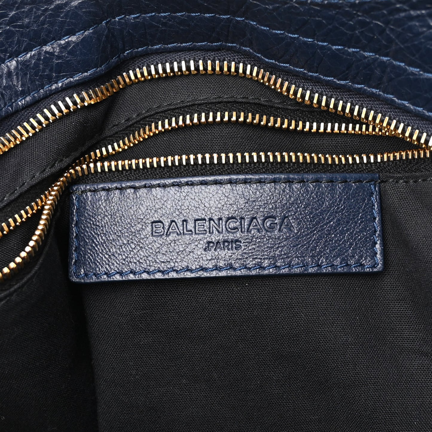 Agneau Giant 12 Gold Hardware City Bleu Obscur