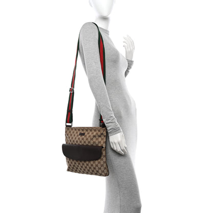 Gucci Monogram Signature Web Small Messenger Brown 2 of 11