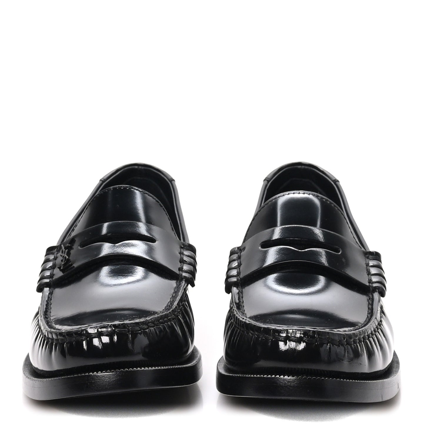 Magnum Lux Chunky Le Loafer Penny Slippers 35.5 Black