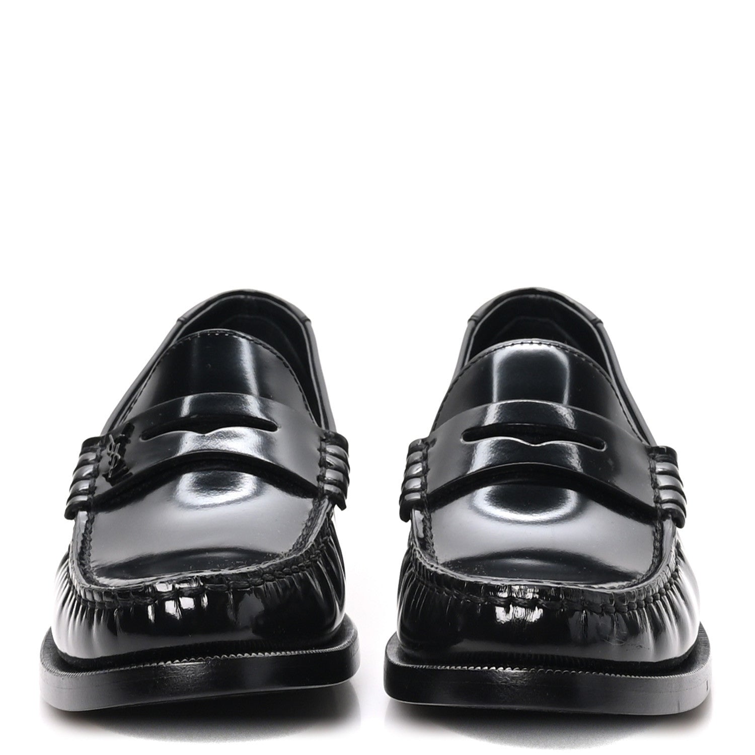 Saint Laurent Magnum Lux Chunky Le Loafer Penny Slippers 35.5 Black 3 of 9