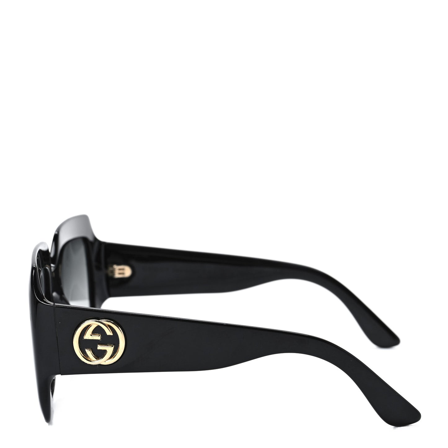 Acetate Square Frame Sunglasses GG0053S Black