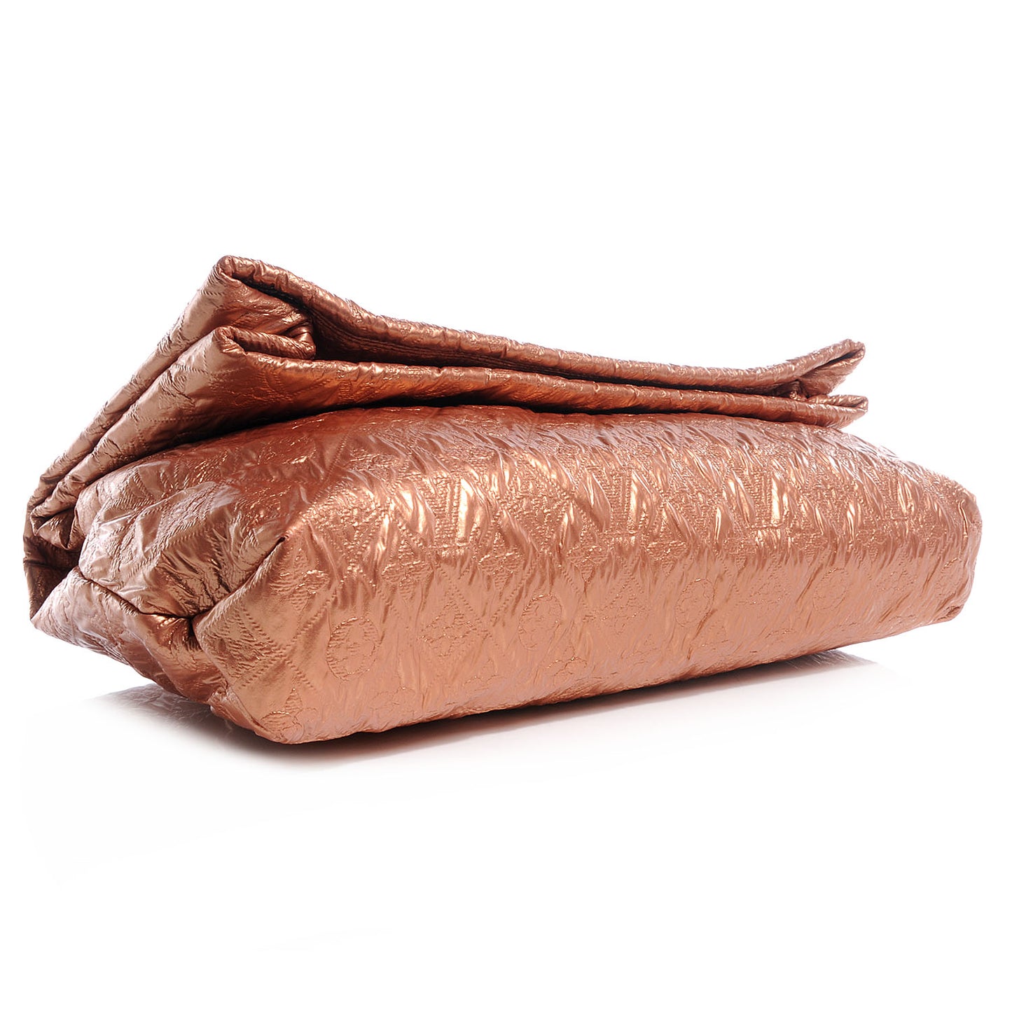 Jacquard Quilted Monogram Limelight Clutch GM Rose Gold