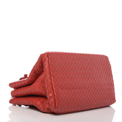 Bottega Veneta Light Calf Intrecciato Small Roma Fraise 4 of 9