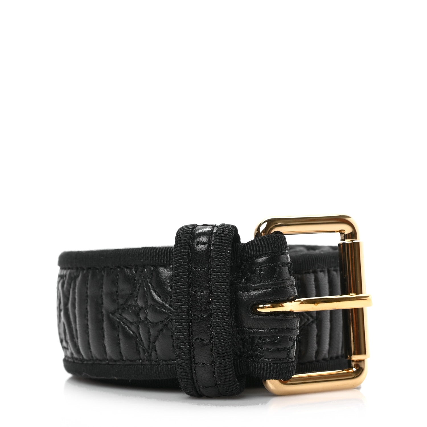 Louis Vuitton Monogram Motard Belt Black Black 1 of 5