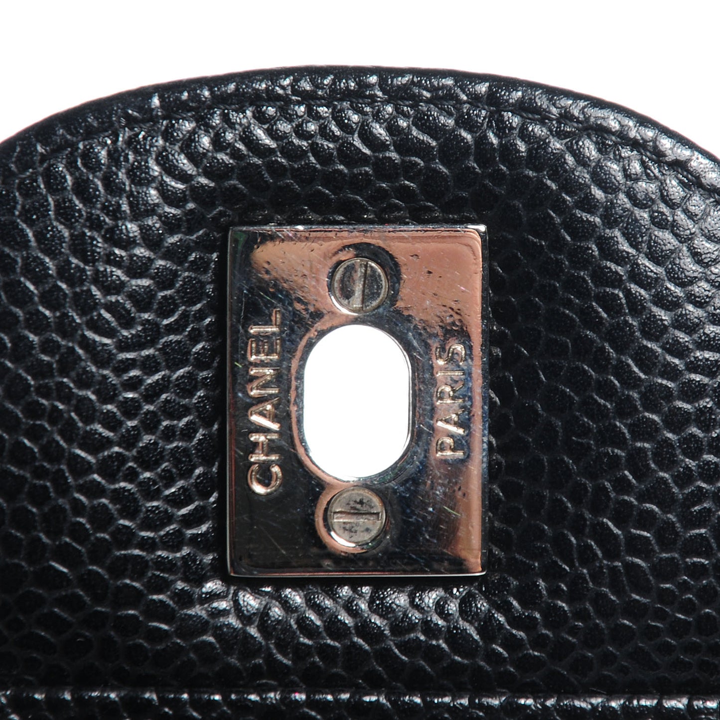 Caviar Jumbo Single Flap Black