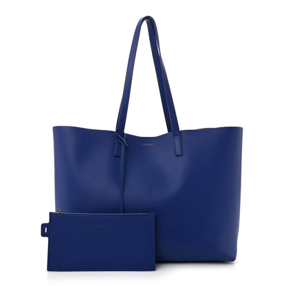 Saint Laurent Calfskin Large Shopping Tote Ultramarine 3 of 16